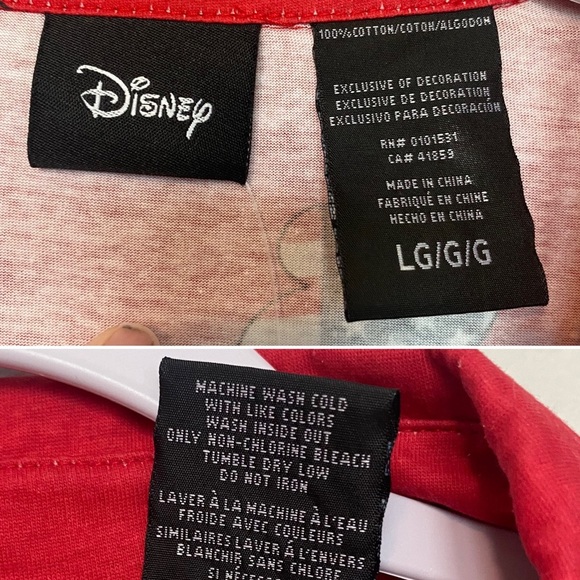 Disney Mickey Mouse Unisex Romper Shorts American Flag Patriotic Red/Blue Large - Picture 10 of 10